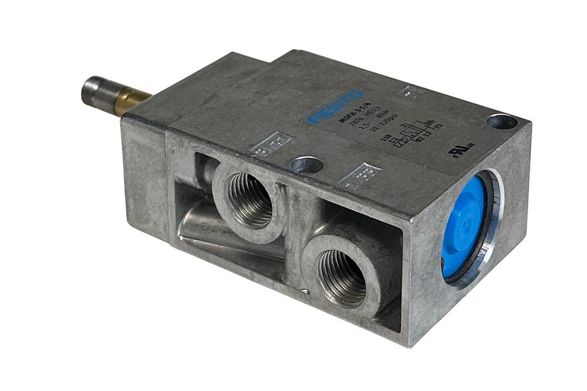Used NEW FESTO MOFH-3-1/4 / 7876 PILOT OPERATED SOLENOID VALVE 3/2 SINGLE NSMP