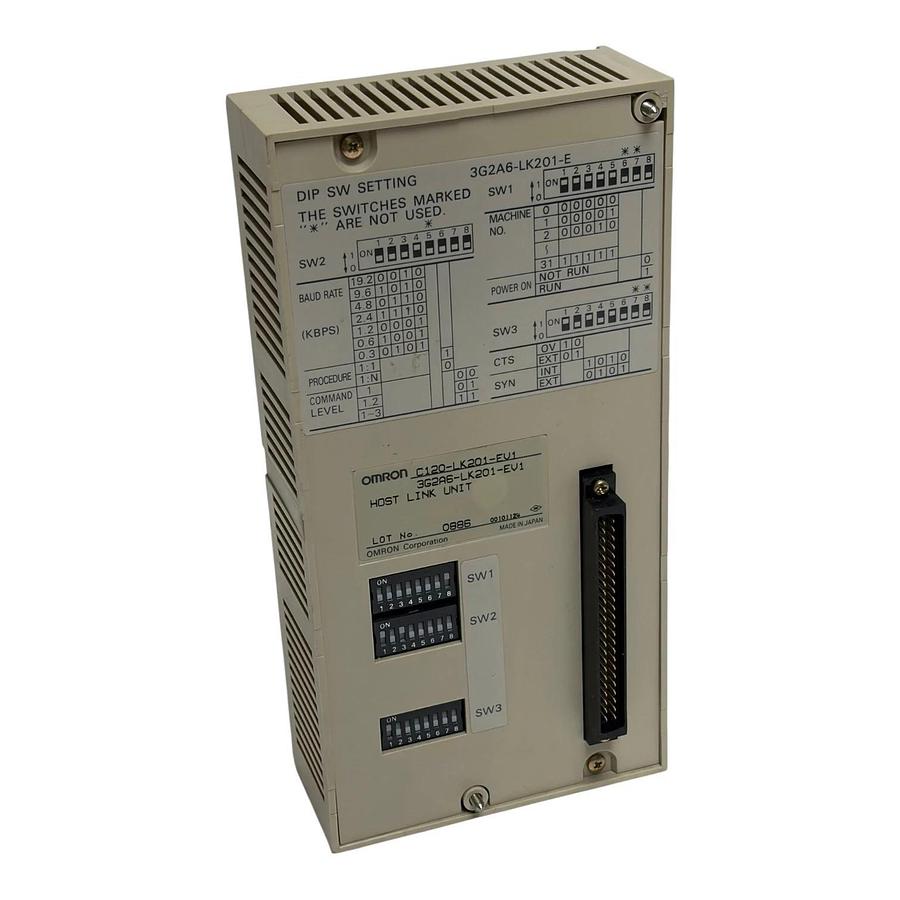 Used Omron Sysmac C120-LK201-EV1 3G2A6-LK201-EV1 Host Link Unit RS232C Module
