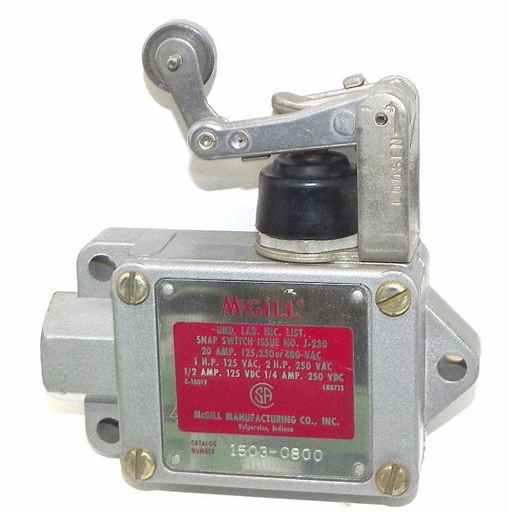 Used NEW MCGILL 1503-0800 SNAP SWITCH ISSUE NO. J-230, 15030800