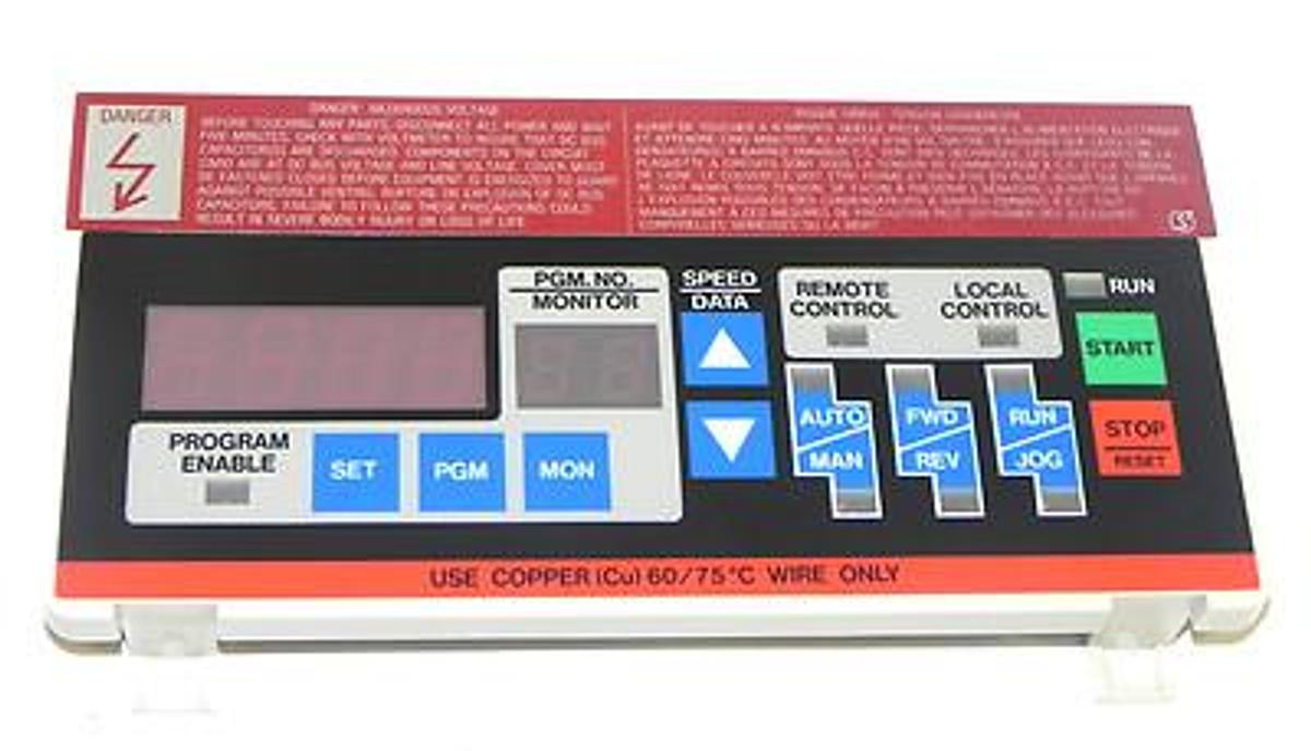 Used NEW RELIANCE ELECTRIC 612180-801R KEY PAD ASSEMBLY GP2000, 612180801R
