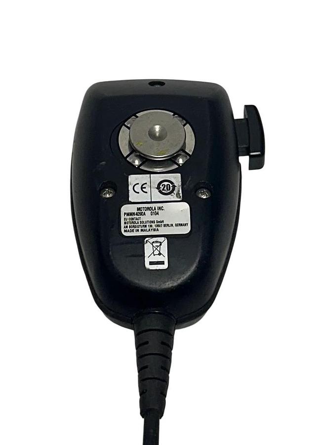 Used MOTOROLA PMMN4090A COMPACT WALKIE TALKIE / PALM MICROPHONE OEM BLACK USNP