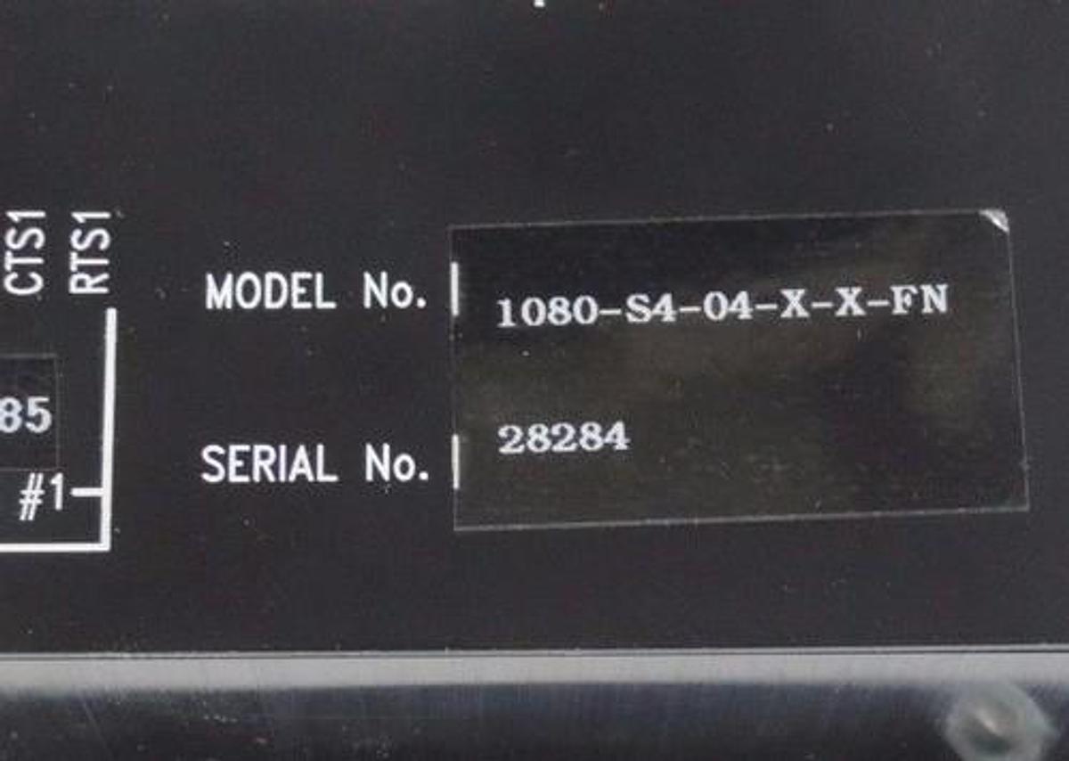 Used NIB STATIC CONTROLS CORP 1080-S4-04-X-X-FN LCD DISPLAY MODULE 1080S404XXFN