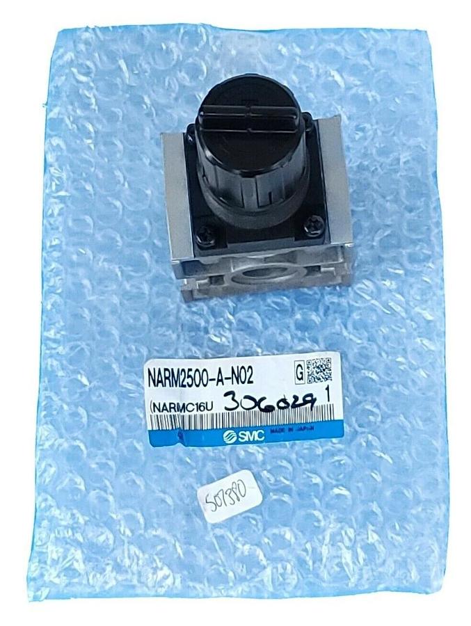 Used NEW SMC NARM2500-A-N02 MANIFOLD REGULATOR BLOCK NPT 1/4 INCH