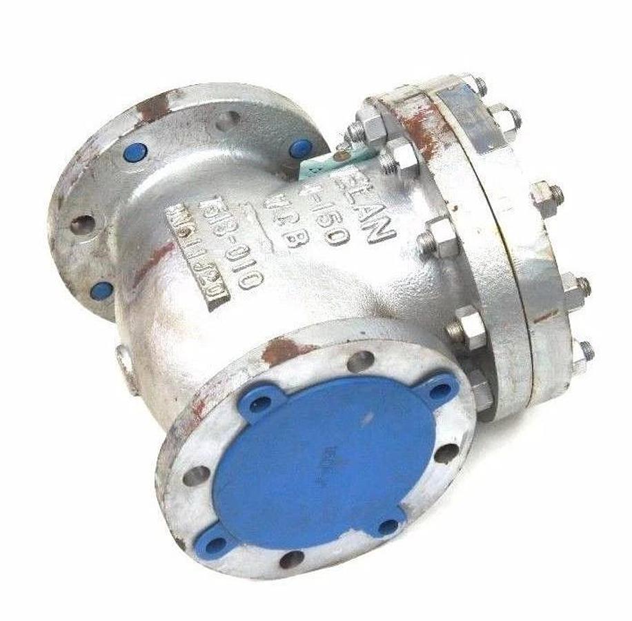 NEW VELAN F12-0114C-02TY FLANGED VALVE 4" CLASS: 150, BS-1868, B16.34, 4-150