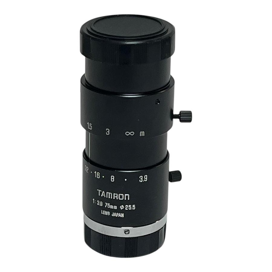 Tamron 1:3.9 75mm f/3.9 Fixed Focal Length C-Mount Lens Japan New Surplus