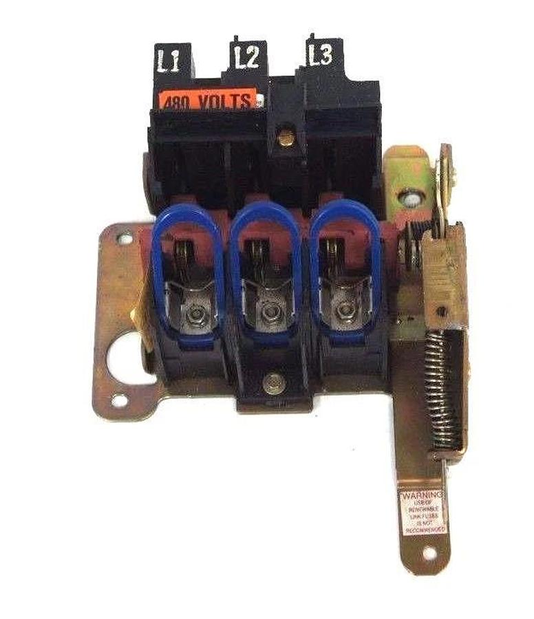 Used SQUARE D 9422-TC-3 FUSE TYPE DISCONNECT SWITCH 9422TC3