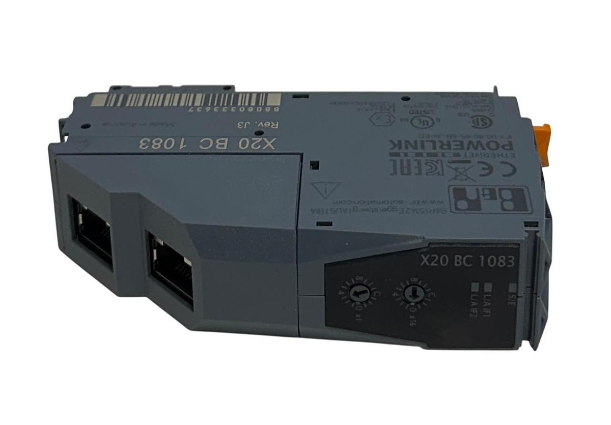 Used B&R X20 BC 1083 / X20BC1083 EtherNet POWERLINK BUS CONTROLLER MODULE 2-PORT NSNP