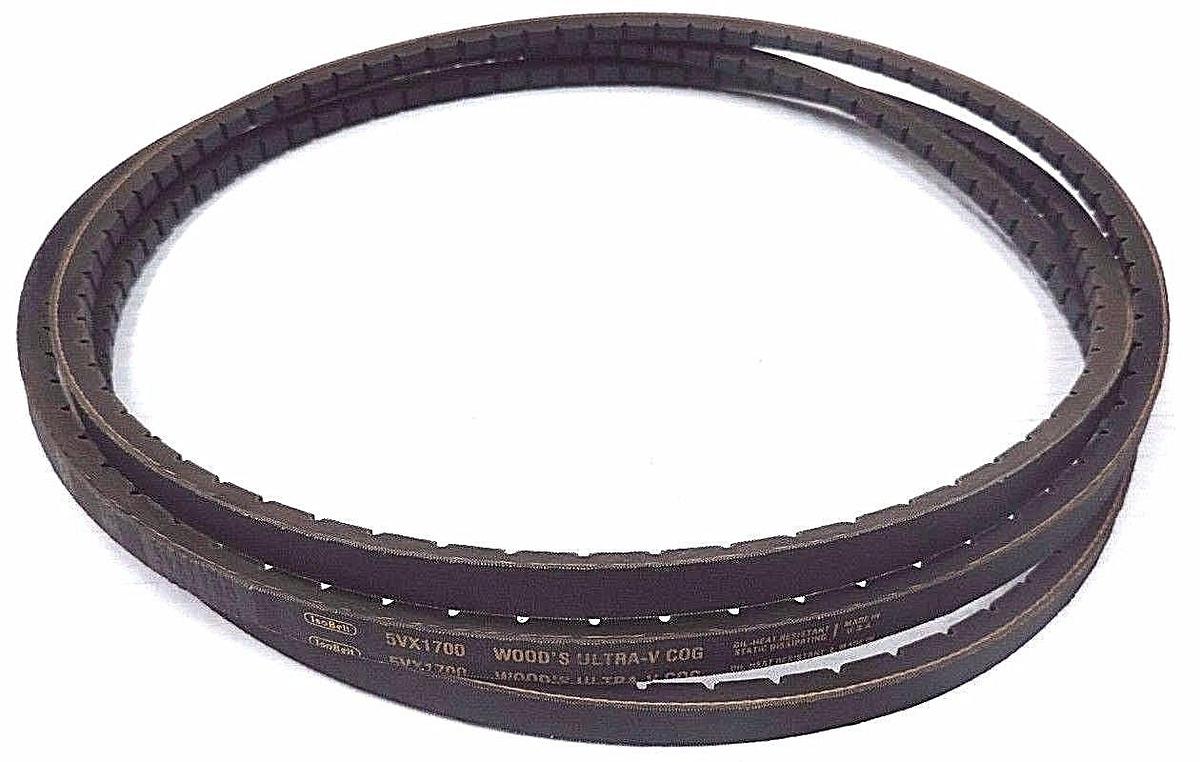 Used NEW TB WOOD'S 5VX1700 ULTRA-V COG V-BELT 5/8X35/64X170IN