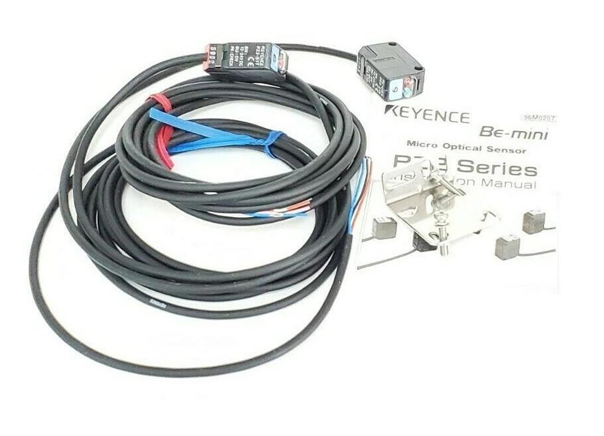 Used LOT OF 6 NIB KEYENCE PZ2-51 PHOTOELECTRIC SENSORS 7000MM RANGE W/AMPLIFIER PZ251