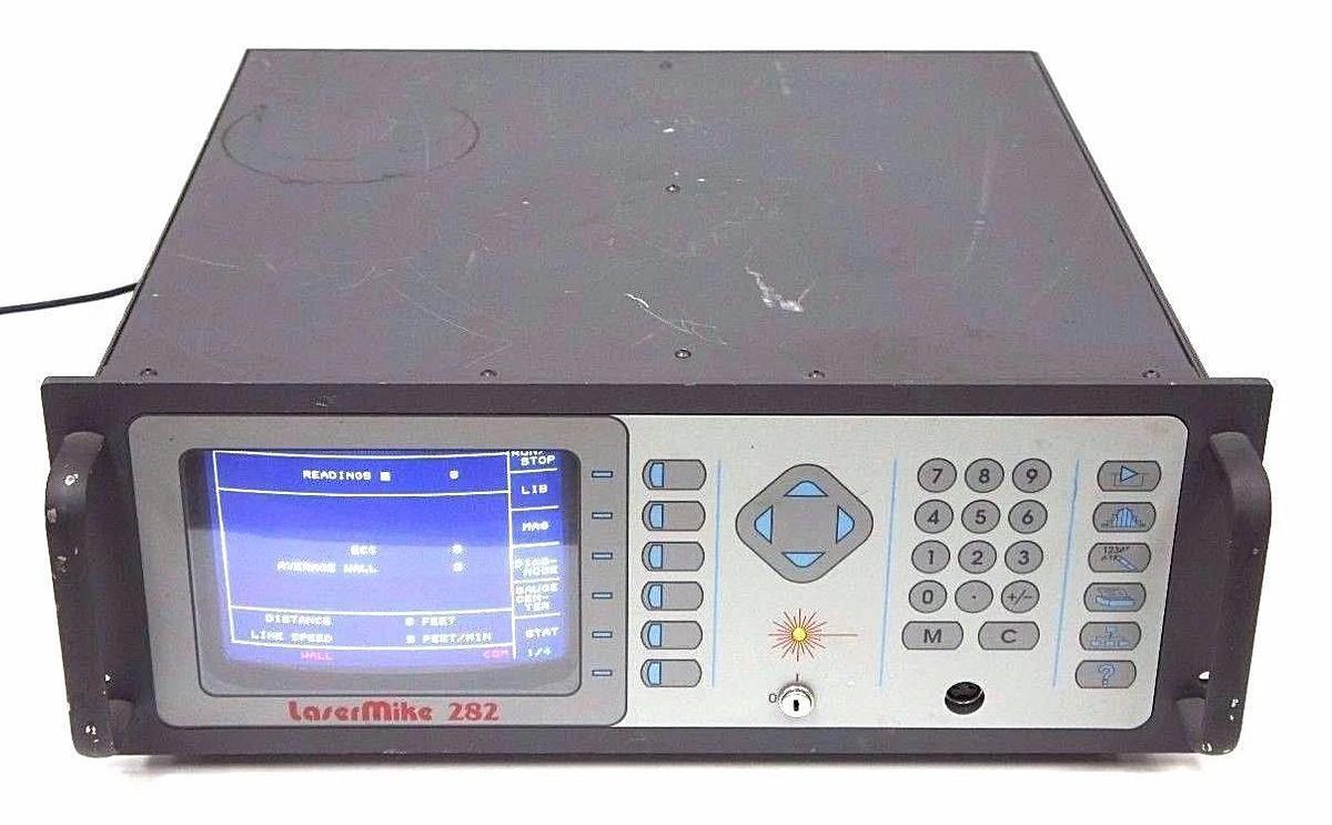 Used LASERMIKE 282 CONTROLLER UNIT 282-6001 AM4783 115VAC 4.0AMP 50/60HZ