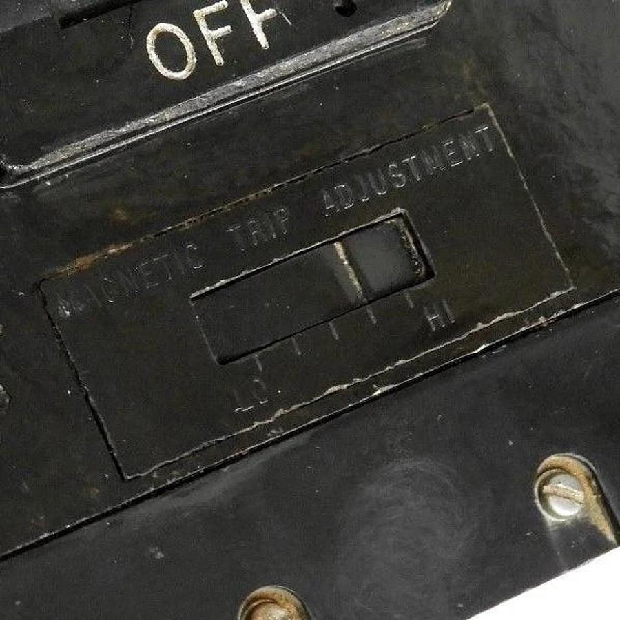Refurbished REPAIRED SQUARE D 400AMP CIRCUIT BREAKER WITH MAGNETIC TRIP MISSING PART NUMBER
