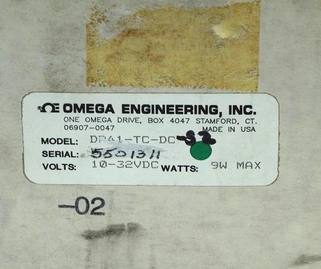 NIB OMEGA DP41-TC-DC-S2 HIGH PERFORMANCE TEMPERATURE INDICATIOR DP41TCDCS2