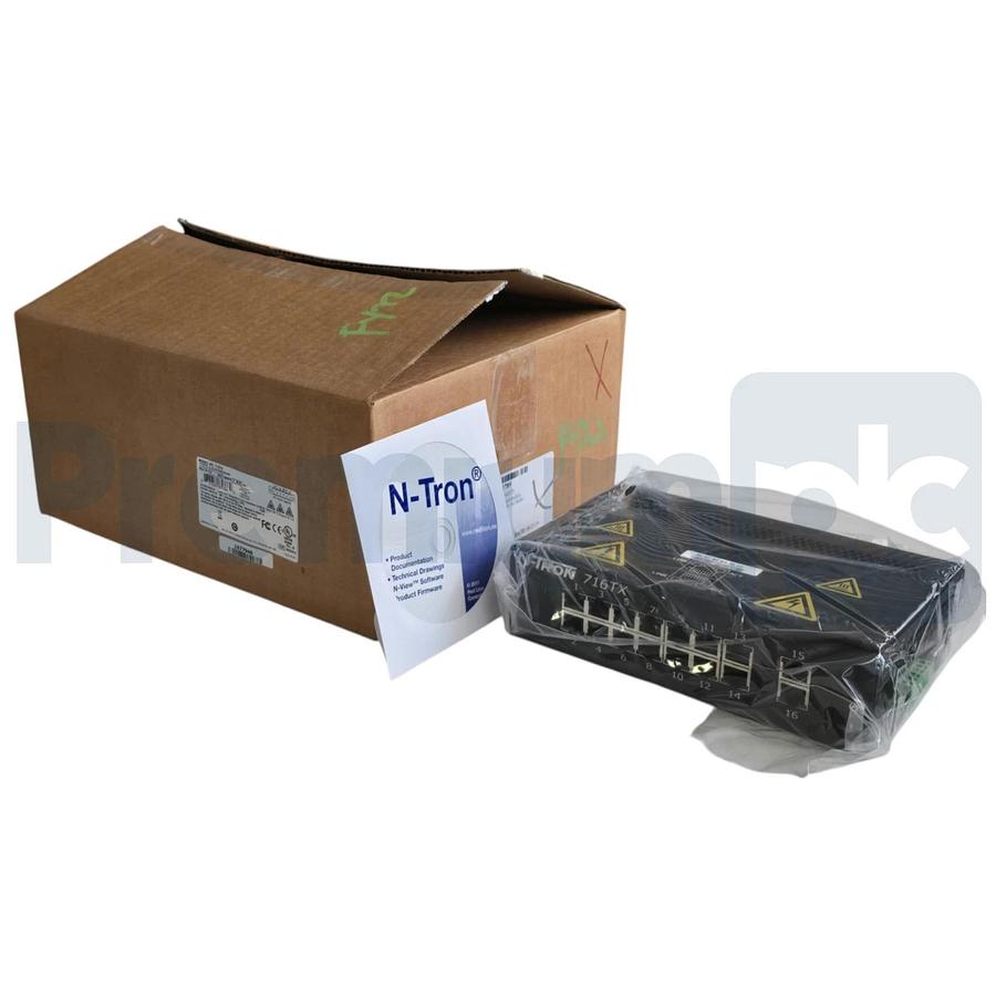 Red Lion N-Tron 716TX Managed Industrial Ethernet Switch 16-Port 10/100BaseTX