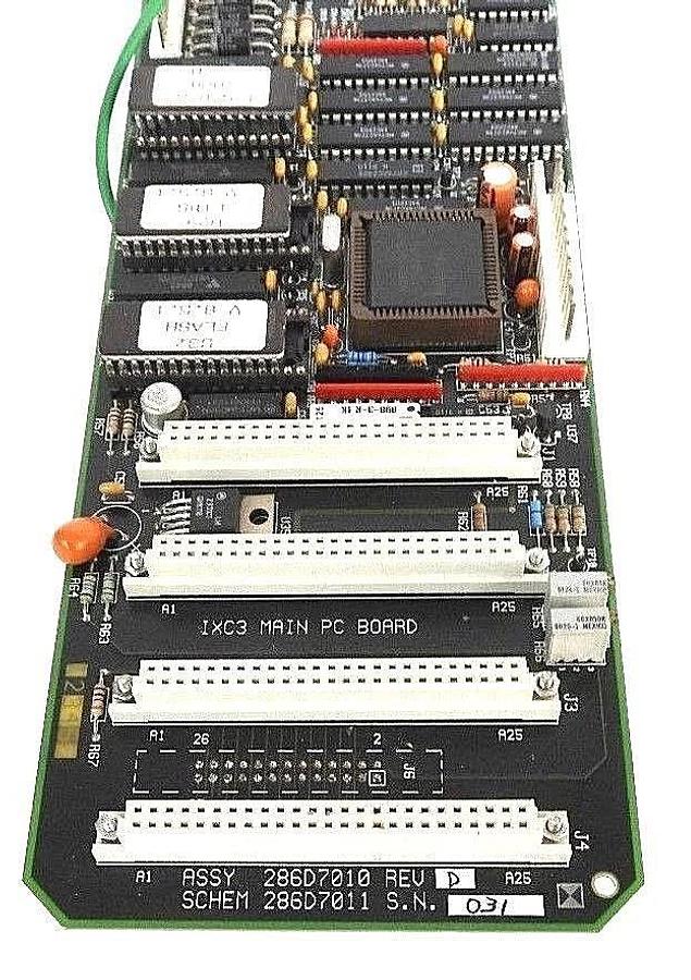 Used IRT CORP. ASSY 286D7010 REV. D IXC3 MAIN PC BOARD SCHEM 286D7001 S.N. 031