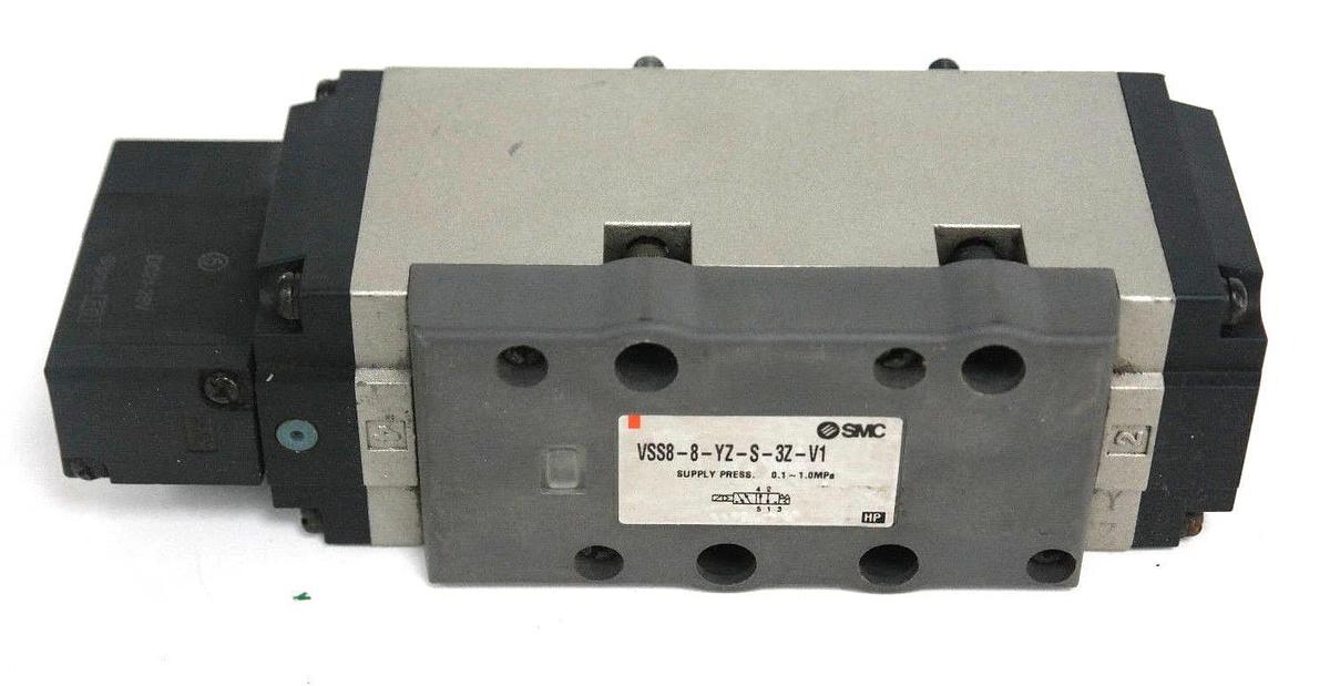 Used NEW SMC VSS8-8-YZ-S-3Z-V1 VALVE 0.1-1.0MPA, SIZE 2, VSS88YZS3ZV1