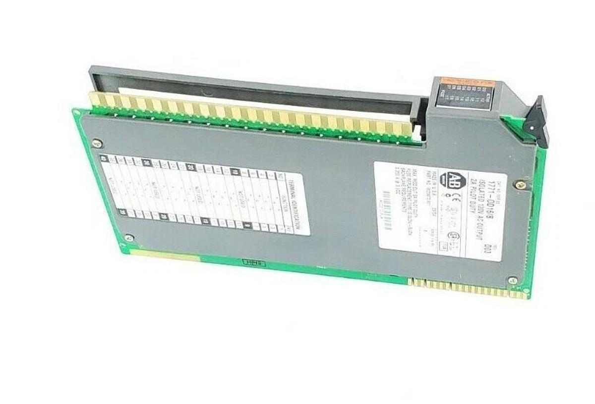Used ALLEN-BRADLEY 1771-OD16 SER. B ISOLATED 120V AC OUPUT MODULE 1771-OD16/B REV D03