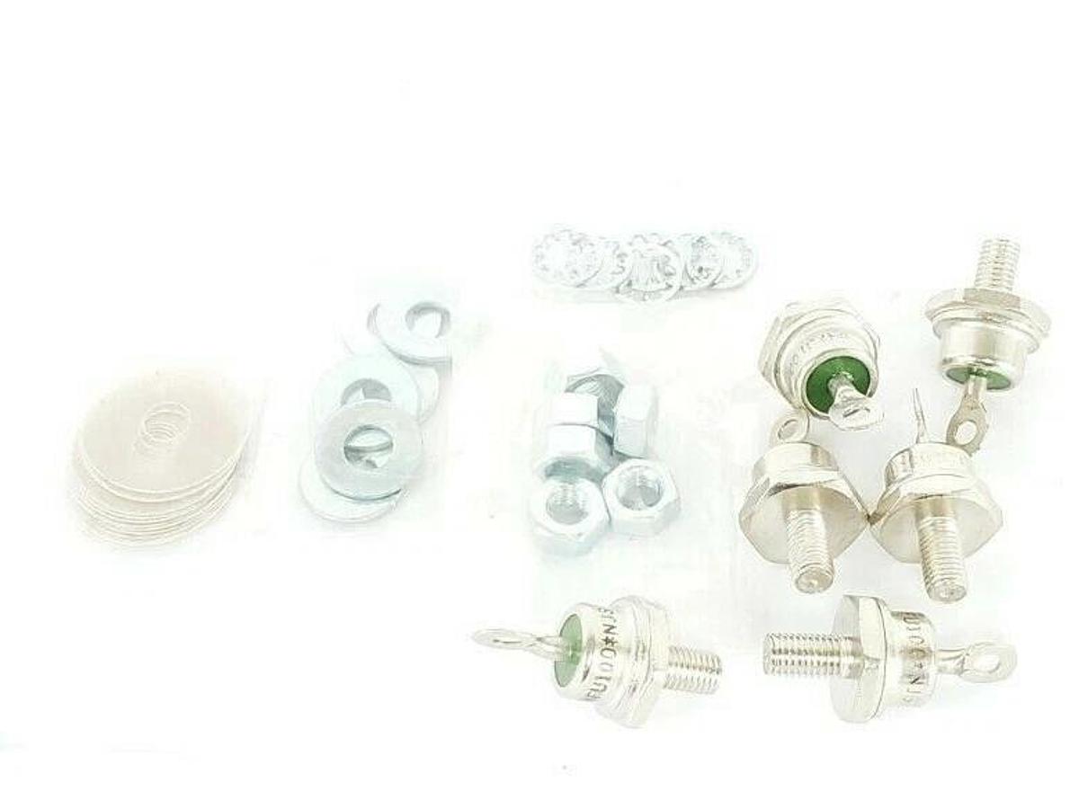 Used LOT OF 6 NEW VISHAY 60HFU-100 POWER RECTIFIERS W/ HARDWARE 60HFU100 NJS