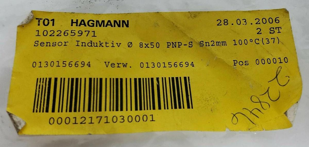 Used NEW BAUMER IRFM 08P17T4 INDUCTIVE PROXIMITY SENSOR 10159049 IRFM08P17T4