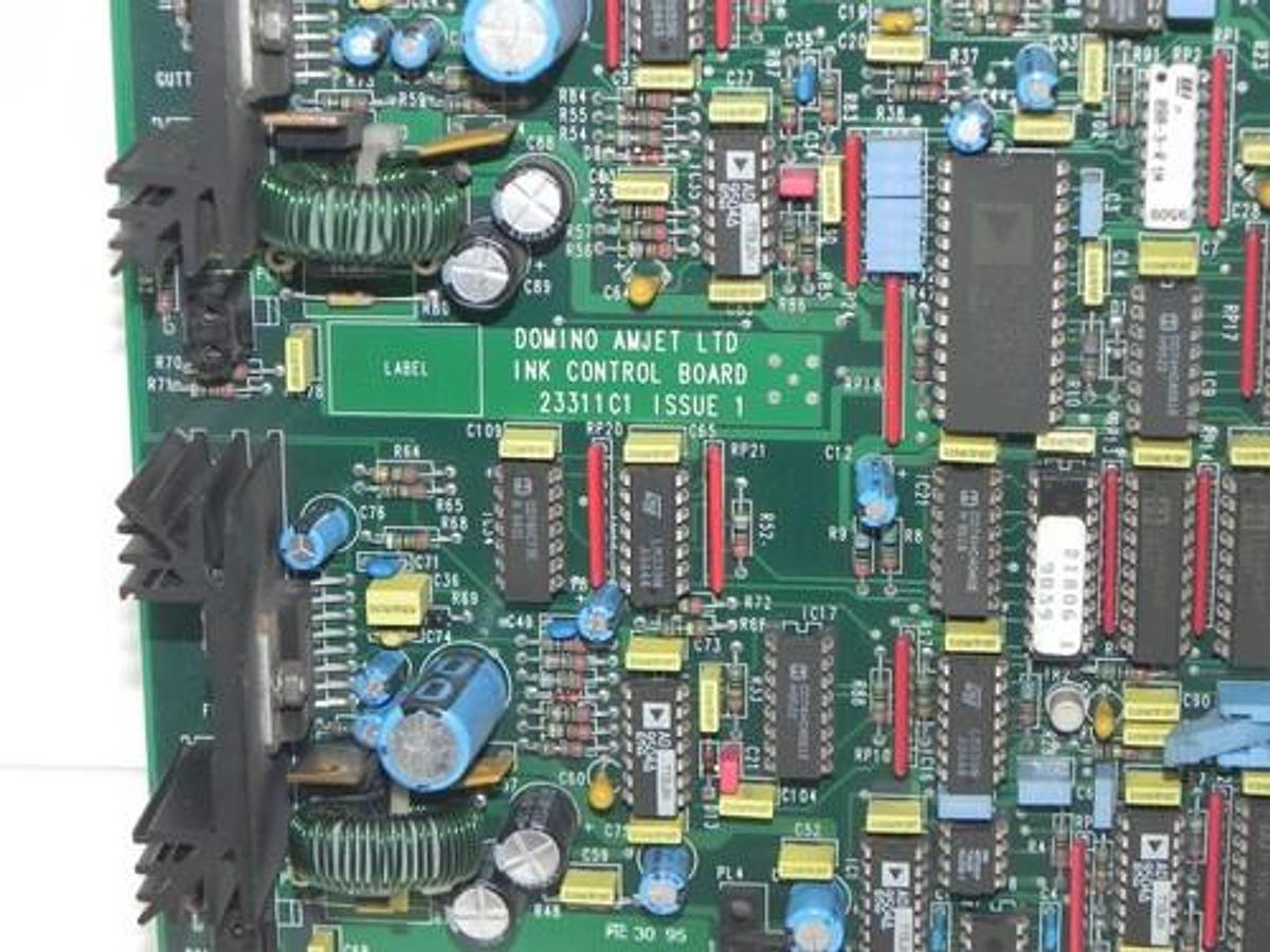 Used DOMINO AMJET LTD INK CONTROL BOARD 23311C1 ISSUE 1