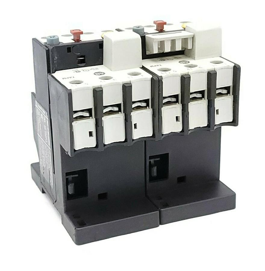 Used LOT OF 2 ALLEN BRADLEY 193-TAB24 OVERLOAD RELAYS 1.6-2.4 AMP SER. B
