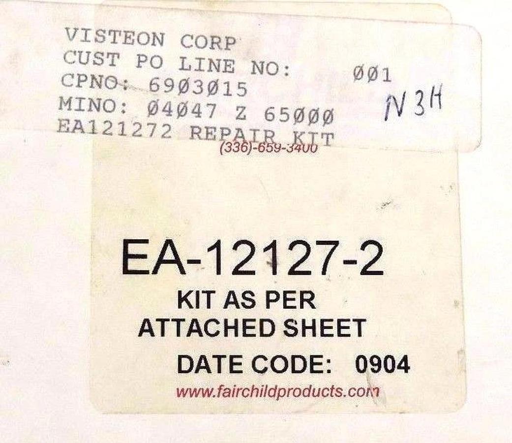NIB FAIRCHILD EA-12127-2 SERVICE KIT FOR 10BP -300 & 400STANDARD, EA121272
