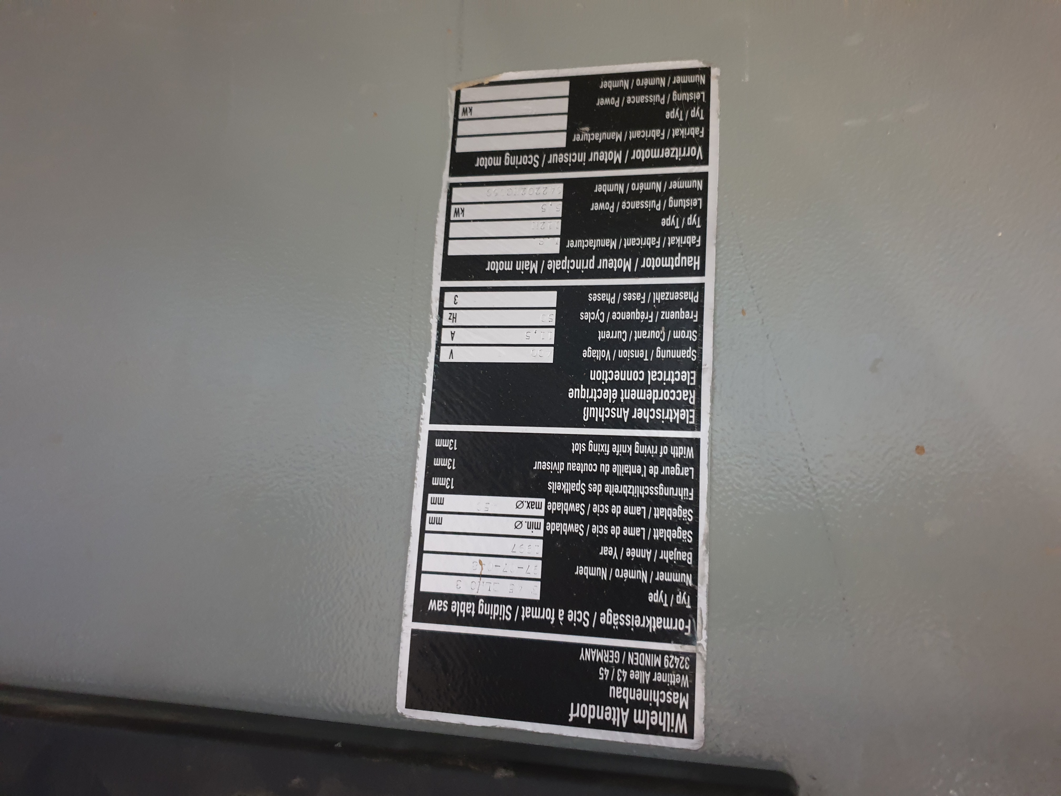 Usado 1997 ALTENDORF F45