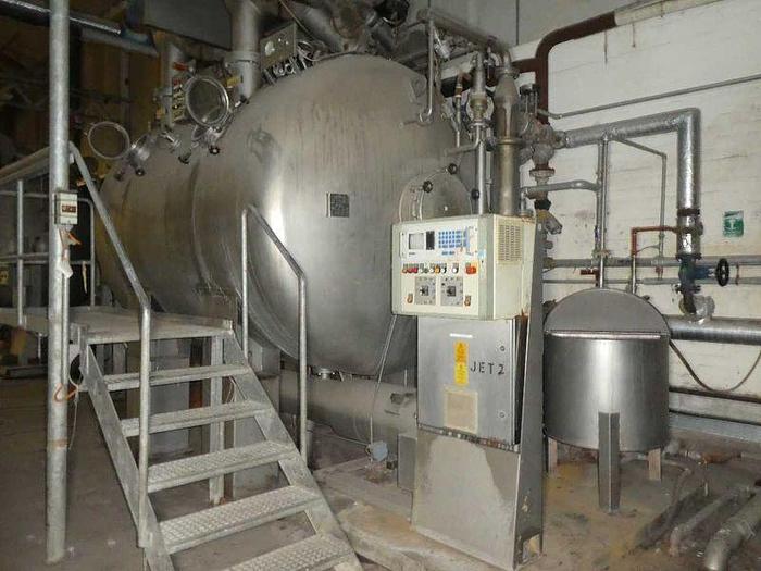 Used 2 x 250kg THEN Two Rope Jet High Temperature Dyeing Machine, Type Airflow 450, 1996