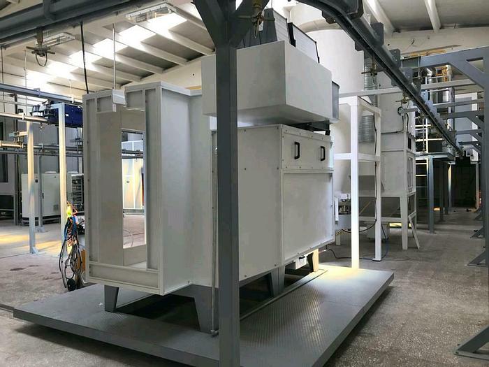 Powder booth with air circulation system (German made)