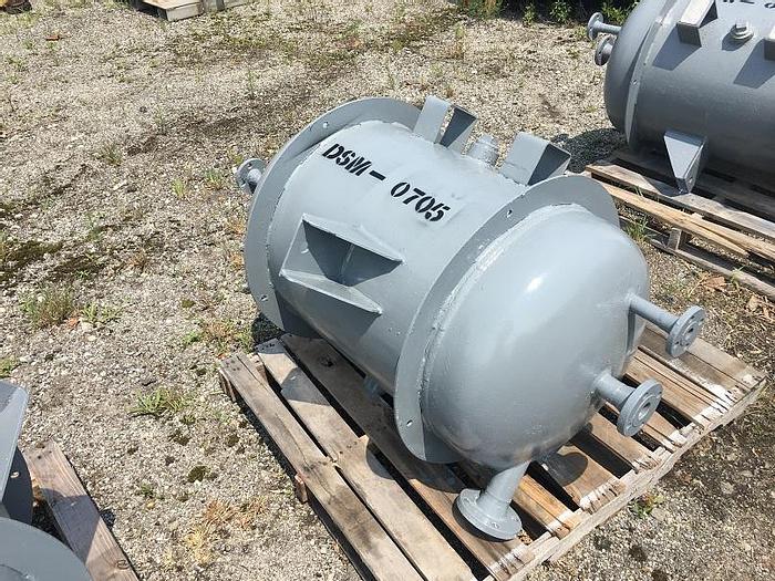 Used Unused J.F.D. Tube and Coil Products 60 gallon carbon steel tank.