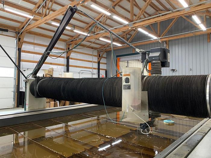 Used 2004 OMAX MAX 80160 WATERJET CUTTING SYSTEM W/ TILT-A-JET