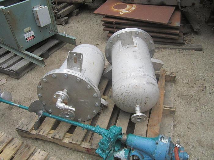 Used Tank, 11 Gallon, S/st, 12" x 22", FT/DB (2) #S739966