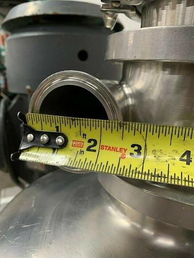 Used Tri-Clover Tri-Blender F4329MD-MBV-S w/ 20 HP Motor On Stainless Steel Skid