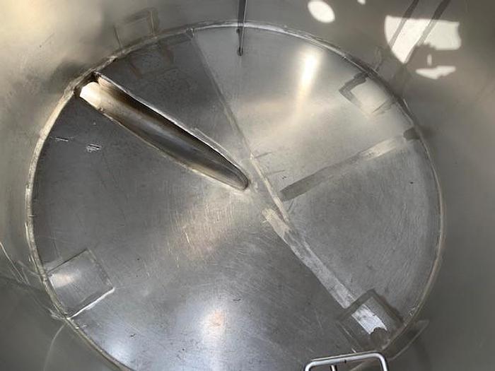 Used Highland Equipment 1,400 Gallon Stainless Steel Vertical  Mixing Tank