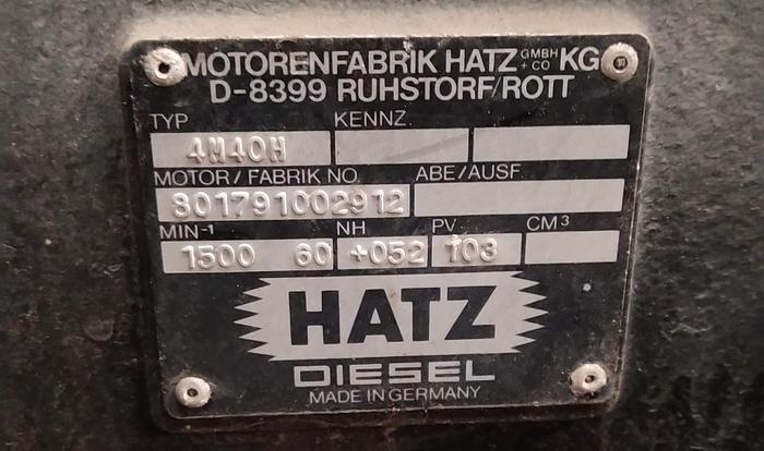 Usado Gerador HATZ diesel 32kva