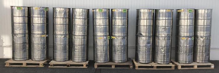 Used x 12850 D - Drums 200 L Stainless Steel with Lids