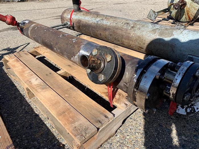 Used Heat Exchanger, Shell & Tube, 50 SF, S/st, 200 PSI, 600 deg #S743643