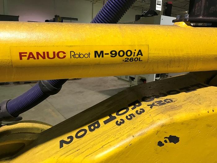 Used FANUC M900iA/260L 6 AXIS CNC ROBOT WITH R30iA CONTROLLER