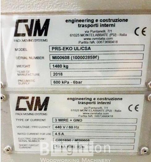 Used 2018 Biesse PSR EKO used Return Conveyor #BM2342