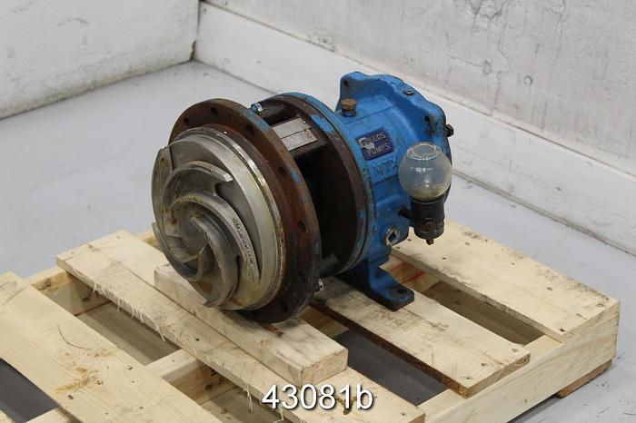 Used Goulds 3196 MTX Pump Power End, 5-Vane 10" Diameter Stainless Steel Impeller #43081
