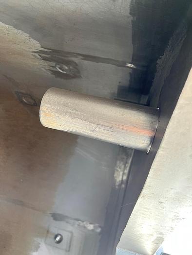 Used Tank, 1,000 Gallon, S/st, Agit, 45-Degree Cone Bottom #S744583