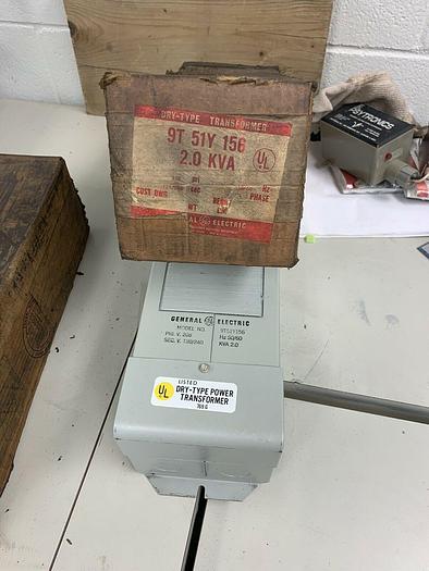 General Electric 9T51Y156 Dry Type Transformer 2.0 Kva