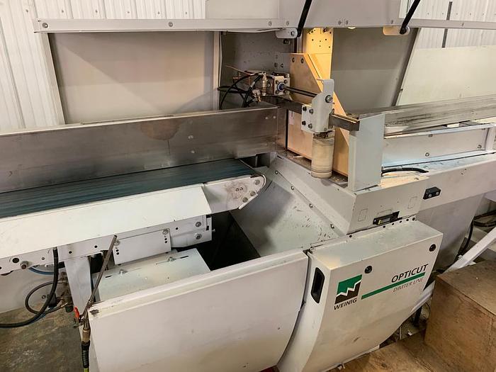 Used 2010 Weinig Opticut S-90 Speed Chop Saw
