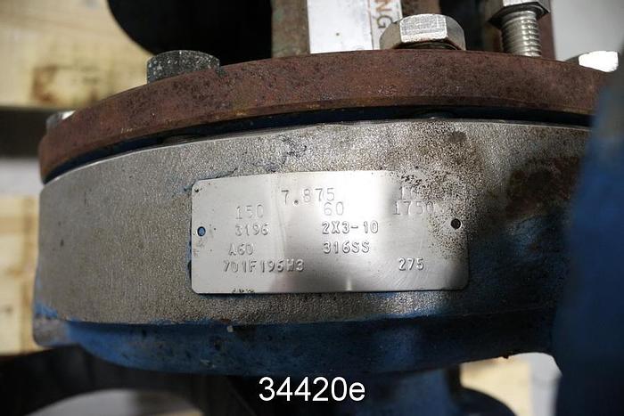 Used Goulds 3196 Pump, 2x3x10 #34420