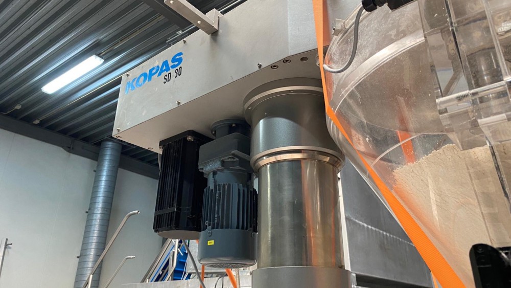 Used Powder weighing and packing line from Kopas