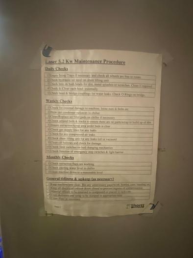 Used 2005 Bystronic Bystar 4020 5200W CO2 Laser