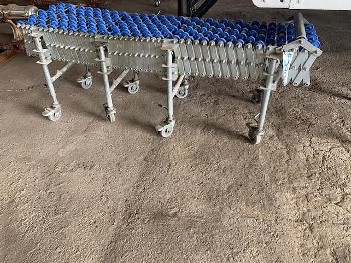 Used Accordian 18" Wide x 20' Long RollerSkate Conveyor