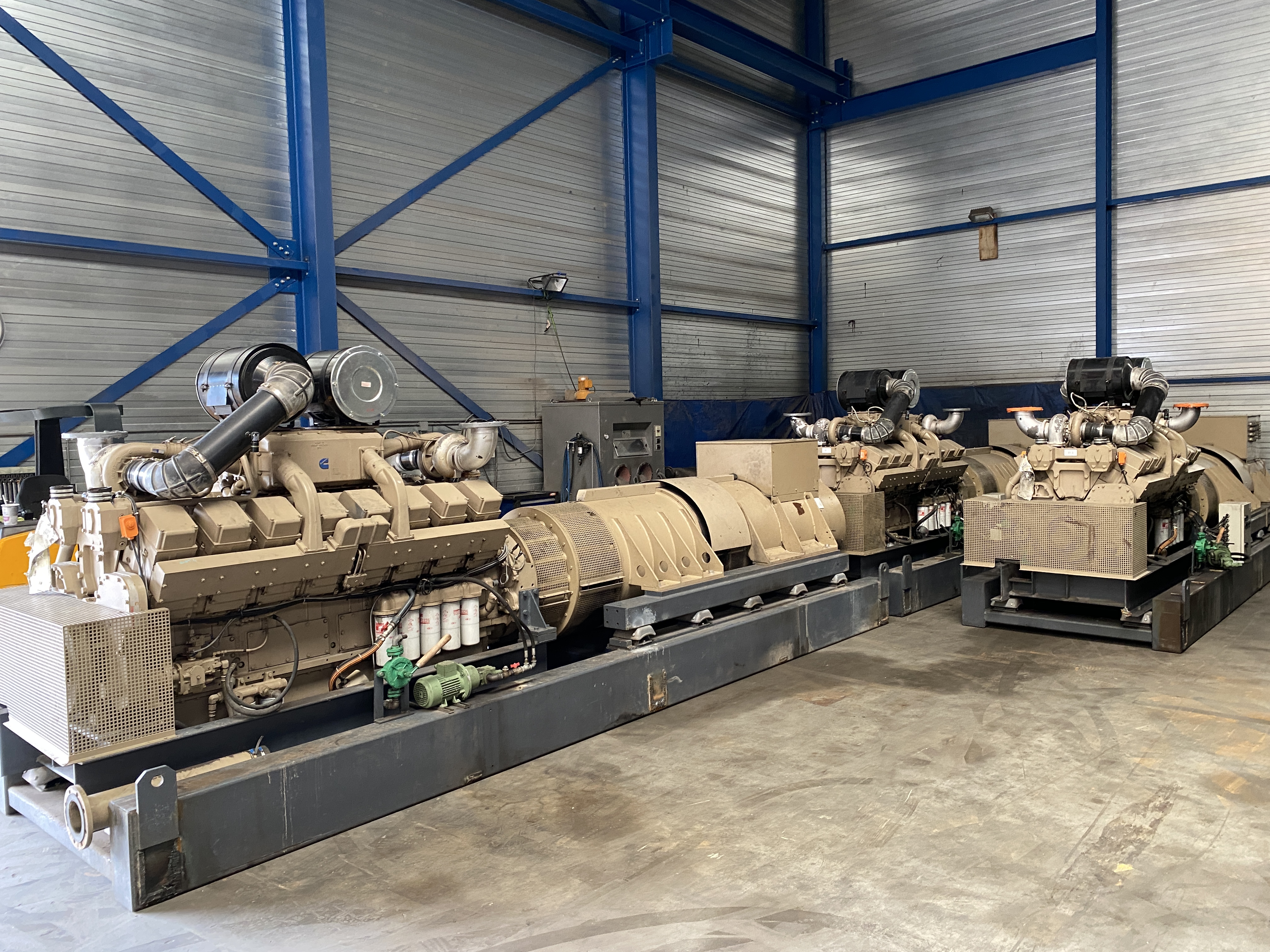 Used CUMMINS KTA50-G1 / EURO DIESEL STATO ALTERNATOR 1000 KVA DRUPS