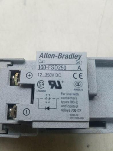 Used ALLEN BRADLEY 100-C09Z*10 SER.A 100-F Ser A 100-FSD250 Ser.A