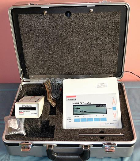 Used Victoreen Nero Max 8000 Non Invasive X-Ray Test Device with Case