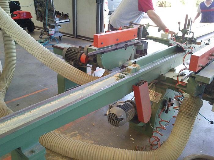 Used DOUBLE TENONING MACHINE WITH AUTOMATIC TROLLEY